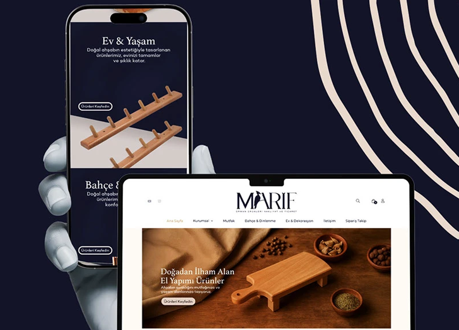 Marif Ahşap E-ticaret Sitesi